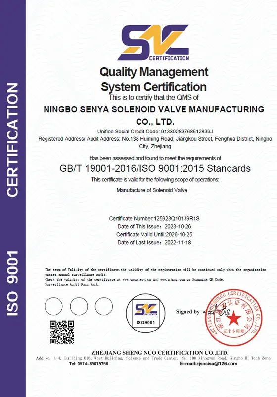 Certificación del Sistema de Gestión de Calidad ISO9001:2015
