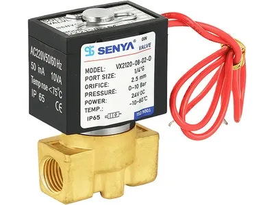 Válvula solenoide de latón de 2/2 vías, Serie VX2120