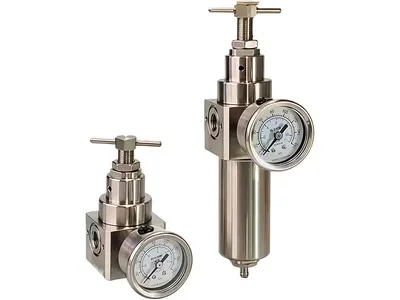 Unidad de preparación de aire de acero inoxidable, Serie SS