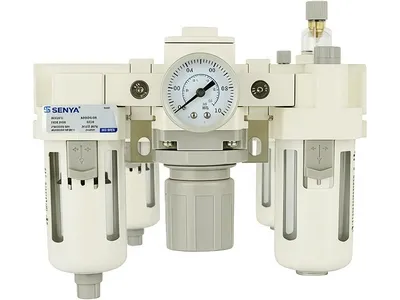 Unidad de filtración, regulación y lubricación (unidad FRL), Serie AC