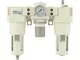 Unidad de filtración, regulación y lubricación (unidad FRL), Serie AC