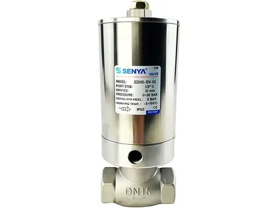 Válvula neumática de 2/2 vías de acero inoxidable, Serie S22HD